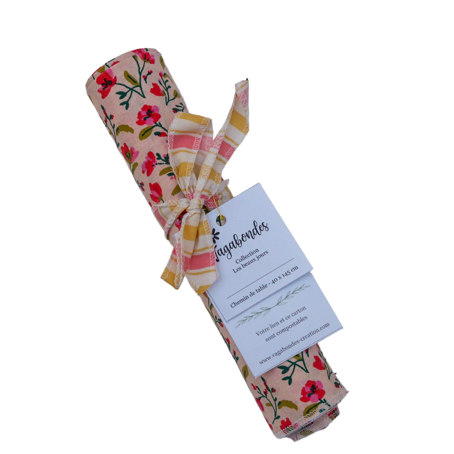 Chemin de Table en coton - 45x145 cm Vanda
