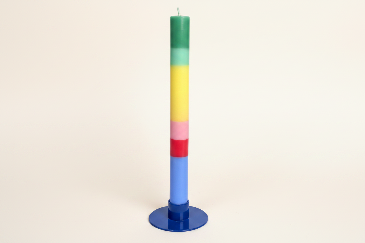 Bougie Arc en ciel "Cadeau"