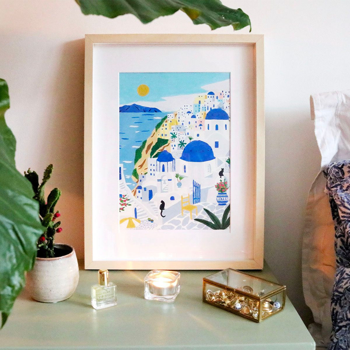 Peinture au numéro "Santorini"