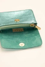 porte monnaie irisé et leopard 3 compartiments