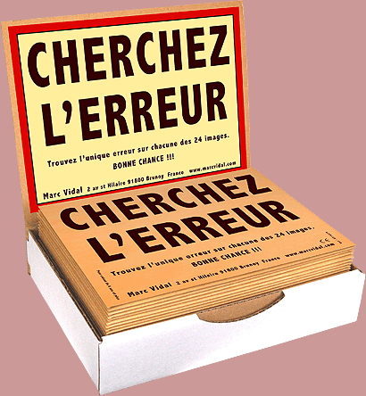 Chercher l'erreur