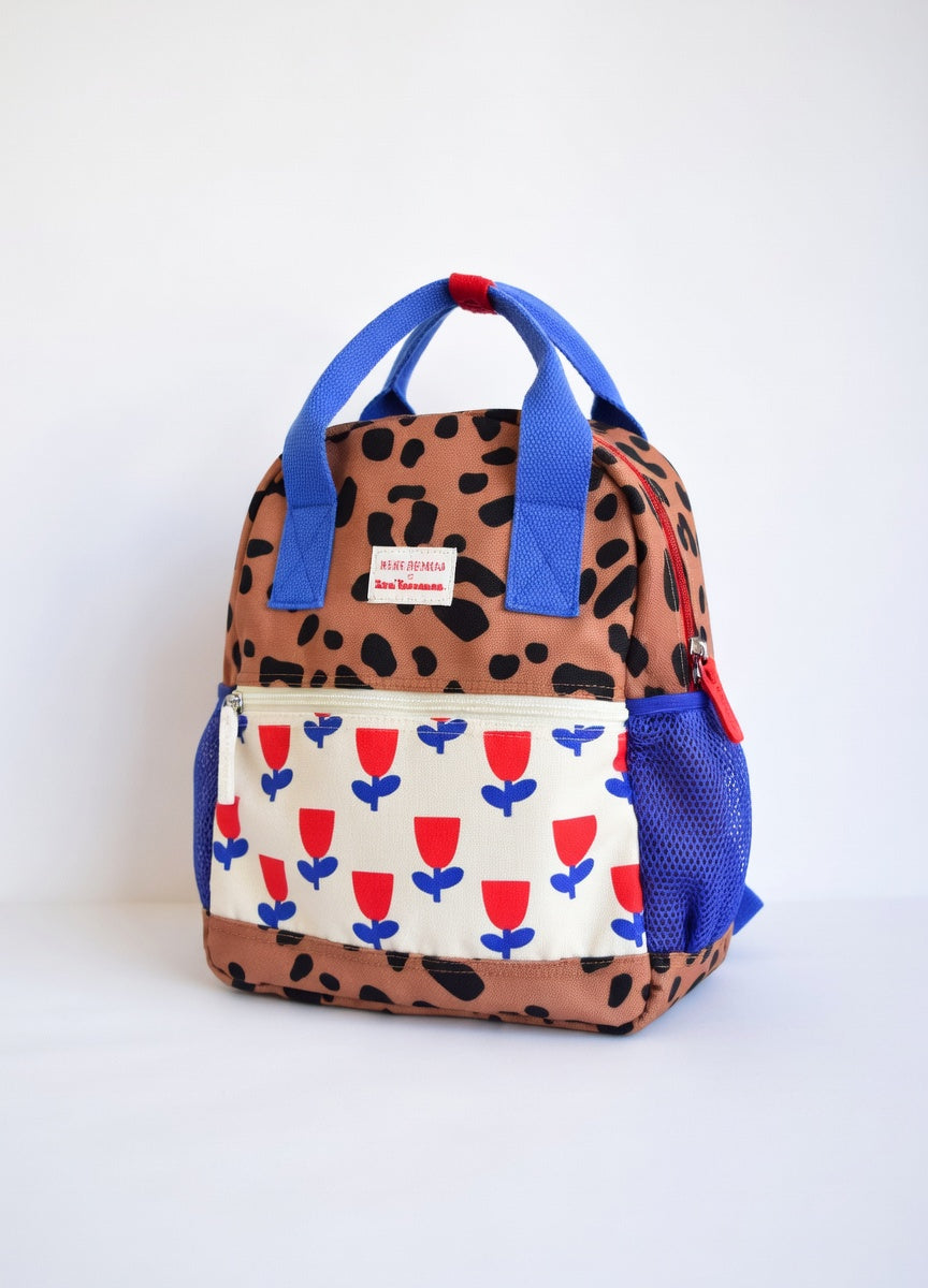 Sac à dos Flower & Leopard Mini Kyomo x Taxi Brousse