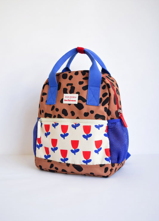 Sac à dos Flower & Leopard Mini Kyomo x Taxi Brousse